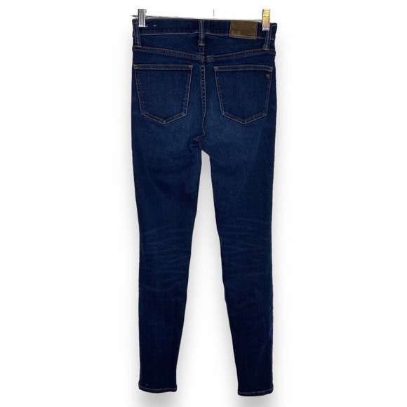 Madewell Womens 9” High Rise Skinny Jeans Size 25 Blue Stretch Denim Pockets - Picture 4 of 10